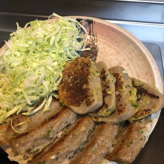 黒はんぺんの磯部焼き^_^